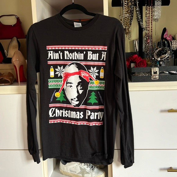 Tupac Christmas Sweater - Picture 1 of 2